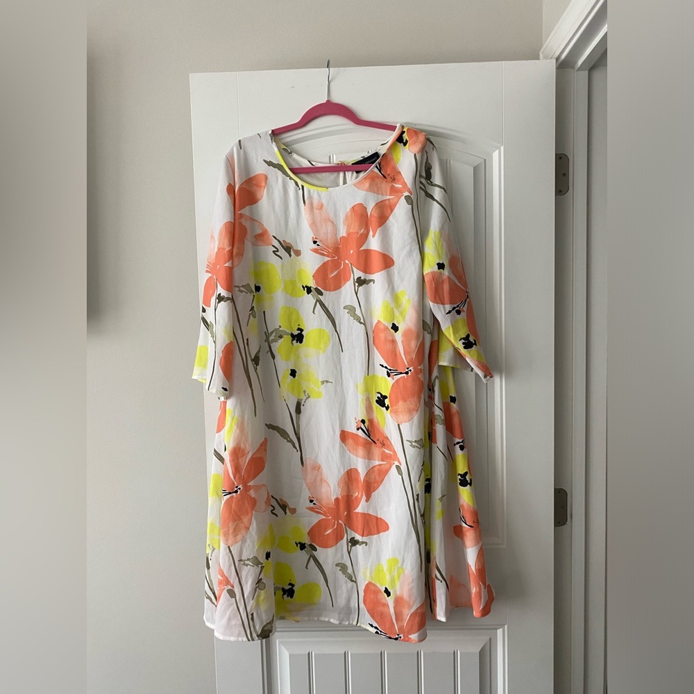 Floral Lane Bryant dress 18/20